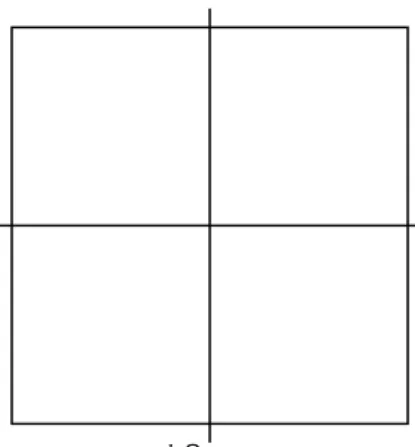 Figure 41 shows a square. This is a representation of k-space, matrix, time-domain or whatever  you would like to call it