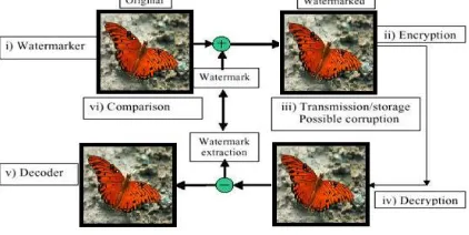 Figure 7 Watermarking Procedure 