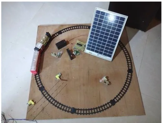 Fig 8.Model hardware implimentation Of automatic railway gate controller.  
