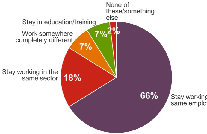 Figure 2.15: GB Apprentices’ plans after finishing Apprenticeship 