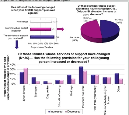 Figure 13: Changes in IB since support plan agreed 