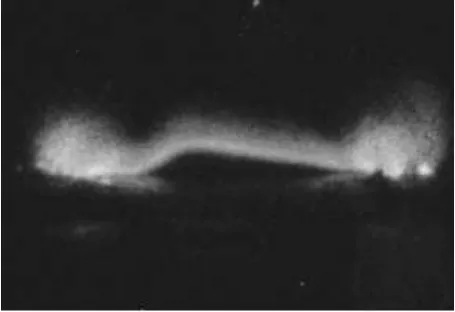 Fig. 6: Photograph of typical flashover in air 