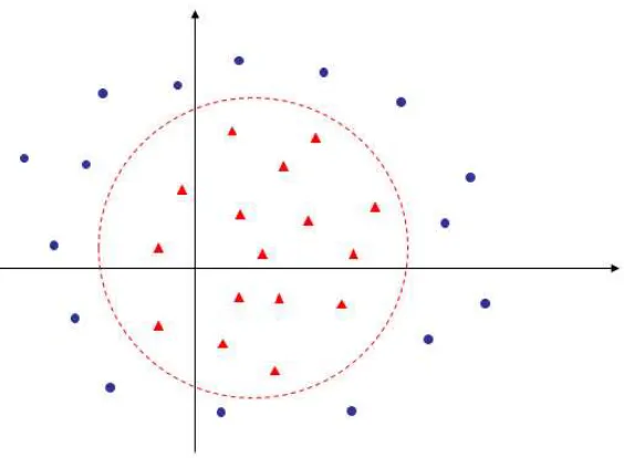 Figure 1.5: A Kernel-free Nonlinear SVM Model