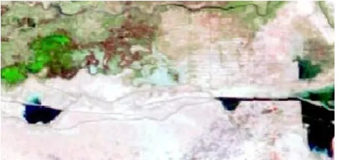 Figure (4) : Represents the The landsat image ETM+ for 2000 year .   
