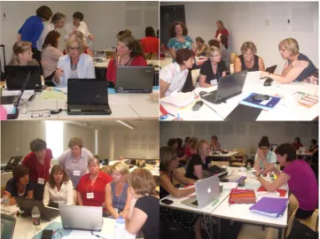 Figure 2: Speech Pathology Academics participating in ‘Plan, Do, Study, Act’ Cycles 