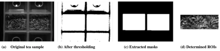 Figure 1: Pre-processing to extract regions of interest.  