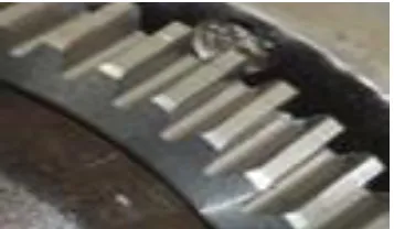 Figure 10: Root step eliminated after shaving operation   