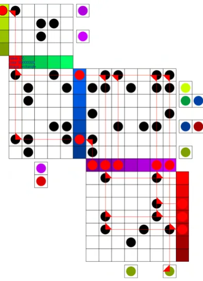 Figure 4.2: Interactive behavior in the Processing prototype