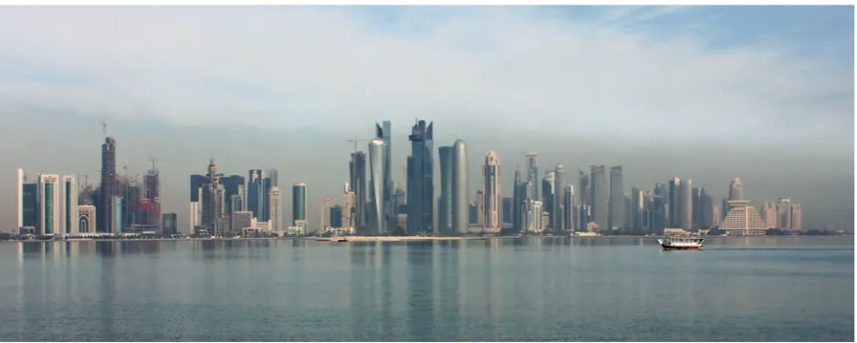 Figure 2. The high-rise waterfront in West Bay. (Source: Authors).