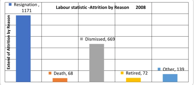 Figure  2.1  above  illustrates  a  higher  vacancy  rate  in  the  category  of  craft  workers  and  technicians