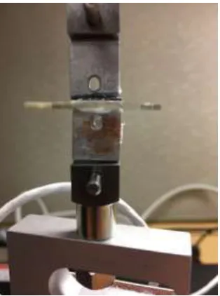 Figure 2.S1 Sample mounted in the Delaminator v8.2 Adhesion Test System. 