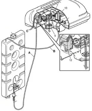 Fig. 1 Schematic evaporative air conditioning system [12] 