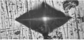 Fig. 1 Sample indentation 