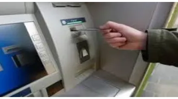 Figure 5. ATM access using Bar code 