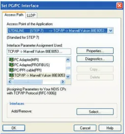 Figure 4.5 - Screen Shot of PG/PC Window 
