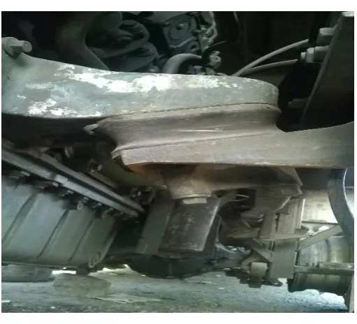 Fig. 2(a), 2(b). Location of Engine Mount Bracket 