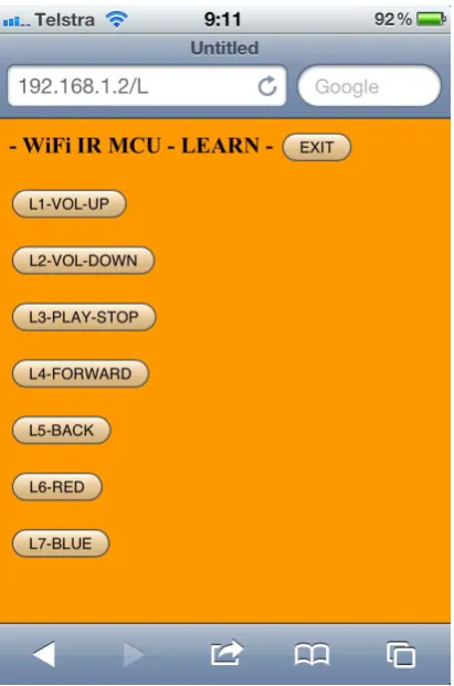 Figure 3.5 - Main Web Page  