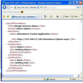 Figure 6-8 – XML Coding 