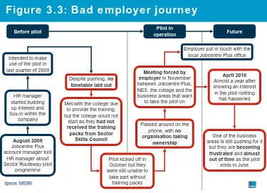 Figure 3.3: Bad employer journey