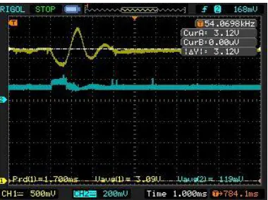 Figure 4-13 Wi-Fi module: one-reference-voltage mode with bands 3.326V to 3.255V 