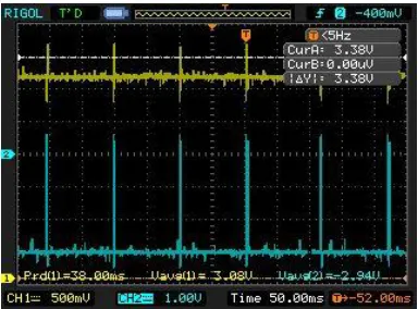 Figure 4-16 Wi-Fi module: two-reference-voltage mode with bands 3.350V to 3.232V 