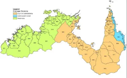 Figure 1 - The tropical rivers region of Australia 