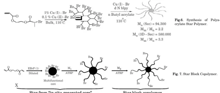 Fig. 7. Star Block Copolymer. 