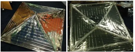 Figure 2: Isometric view of experiment after  ejection (hatches not displayed) 