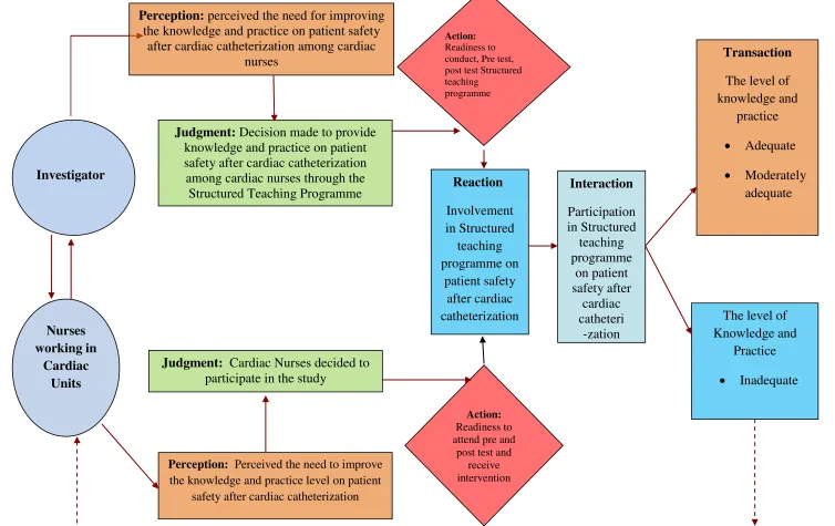 Fig.-1   Conceptual framework based on Modified King Goal Attainment Theory 