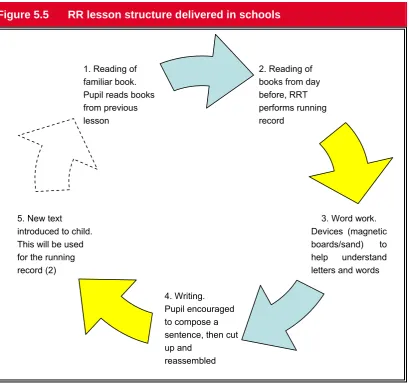 Figure 5.5  RR lesson structure delivered in schools 