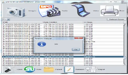Fig 6.0 Screenshot for Carrier file   