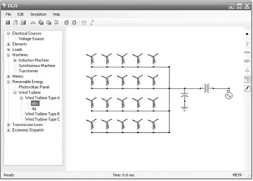 Figure 5 shows the conﬁguration of the wind farm used in this paper and its implementation in DGIS