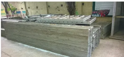 Figure 2: Proper storage of H-Beam 