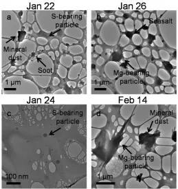 Fig. 4).To assess the composition of the aero-sol, a three-stage particle impact sampler 