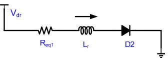 Fig.4-2 equivalent model for pre-charging phase  