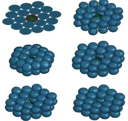 Figure 4: Triangular mass inflow for control volume method 