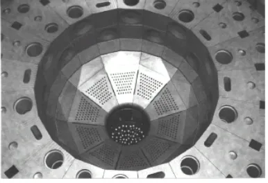 Figure 2. Lower structure of side and bottom reflectors 