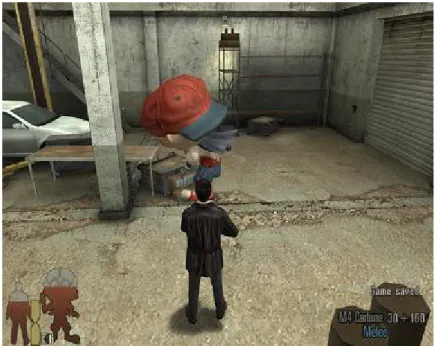 Figure 6. Screenshot of MaxPayne™. Copyright by 3D Realms™ 10 . 