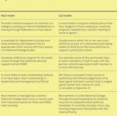 Figure 2: Respective roles and operation of NLEs and LLEs