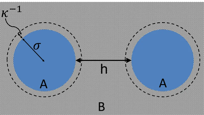 Figure 1.2 DLVO Parameters