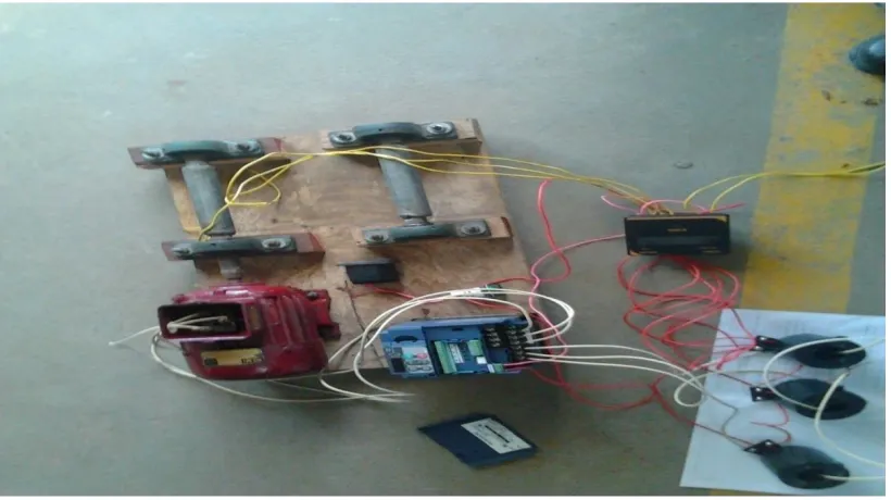 Fig 2.Experimental setup built 