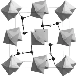 Fig. 1The crystal structure of VOSerepresent selenium atoms in trigonal coordination.2O5