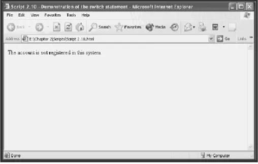 Figure 2.8. The script flags Paterson as an invalid account name.