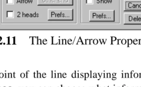 Figure 2.11 The Line/Arrow Properties dialog