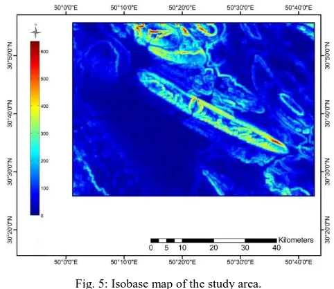 Fig. 4: Hypsometric curve and Hypsometric Integral Values for Maroon River basin 