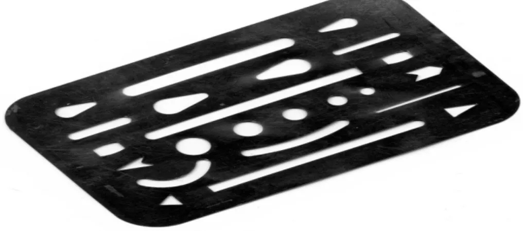 Figure 2: Measured dimensions a=13.5mm and b=1mm