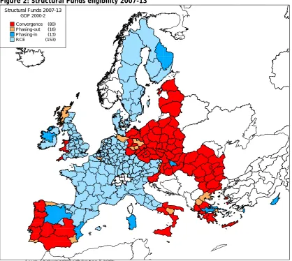 Figure 2: Structural Funds eligibility 2007-13 