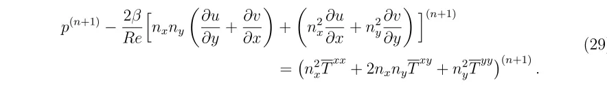 Figure 2(a). For this cell we take n = (0, 1)T in which case equation (29) reduces to