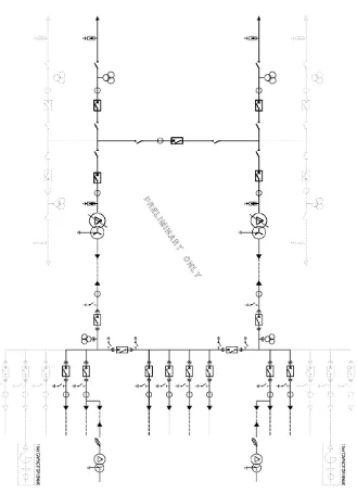 Figure 1: A typical single line diagram for SMS (Ergon Energy, 2011)  Figure 1 shows a typical single line diagram of Skid Mounted Substation