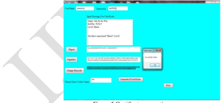 Figure 4.User registration process In figure 4, The user needs to fill his or her information such as name, roll number, academic year, National identity 